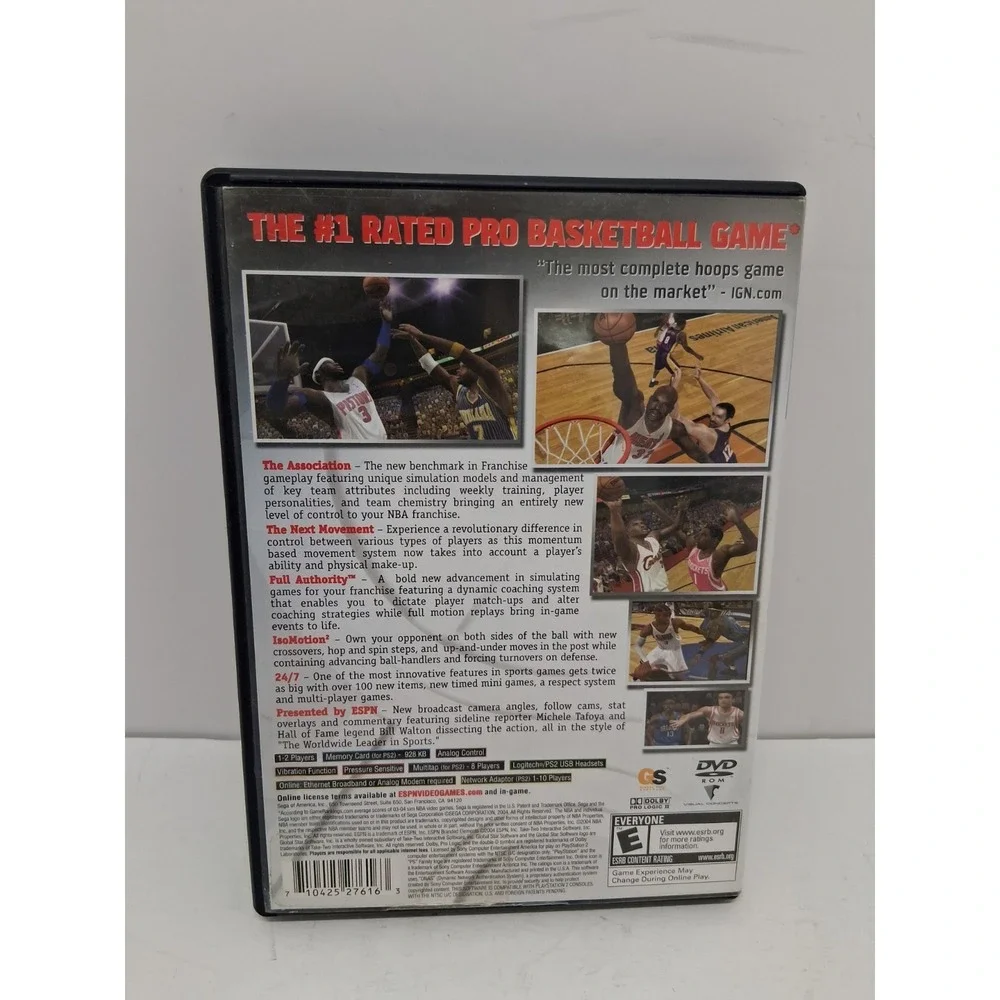 ESPN NBA 2K5 (Sony PlayStation 2, 2004)